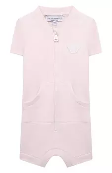 Хлопковый комбинезон Emporio Armani