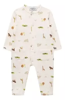 Хлопковый комбинезон Emporio Armani