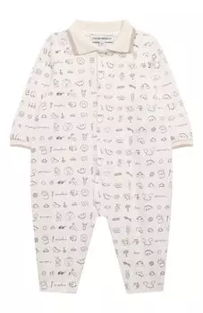 Хлопковый комбинезон Emporio Armani