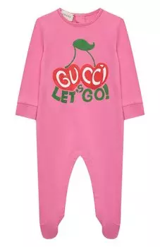 Хлопковый комбинезон Gucci