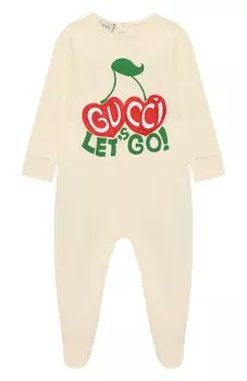 Хлопковый комбинезон Gucci