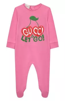 Хлопковый комбинезон Gucci