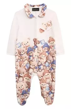 Хлопковый комбинезон Monnalisa