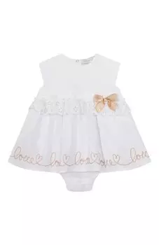 Хлопковый комбинезон Monnalisa