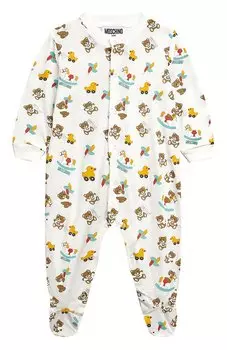 Хлопковый комбинезон Moschino