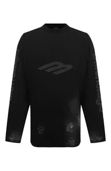 Хлопковый лонгслив Balenciaga