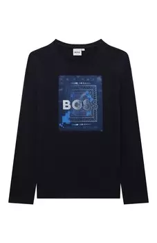 Хлопковый лонгслив BOSS