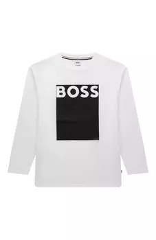 Хлопковый лонгслив BOSS