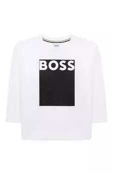 Хлопковый лонгслив BOSS
