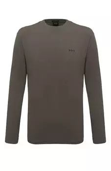 Хлопковый лонгслив BOSS Green
