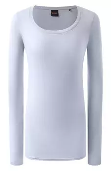 Хлопковый лонгслив BOSS Orange