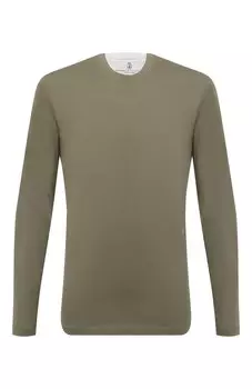 Хлопковый лонгслив Brunello Cucinelli