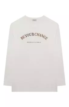 Хлопковый лонгслив Brunello Cucinelli