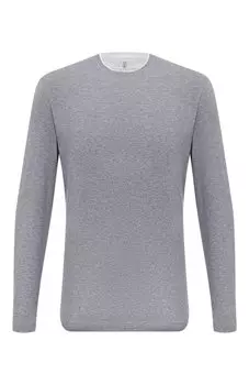 Хлопковый лонгслив Brunello Cucinelli