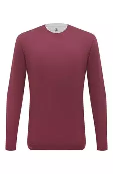 Хлопковый лонгслив Brunello Cucinelli