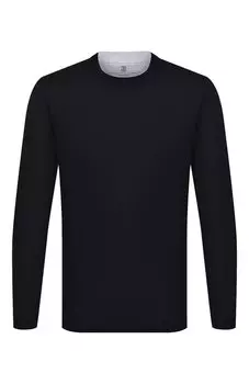 Хлопковый лонгслив Brunello Cucinelli