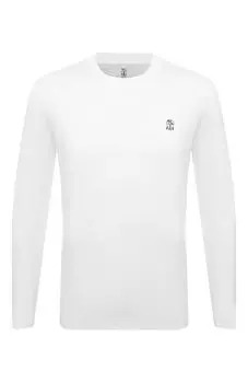 Хлопковый лонгслив Brunello Cucinelli