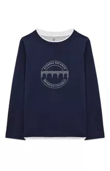 Хлопковый лонгслив Brunello Cucinelli