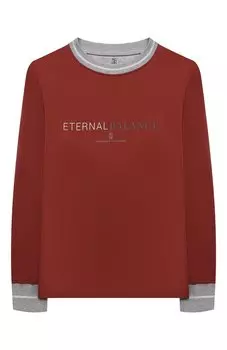 Хлопковый лонгслив Brunello Cucinelli