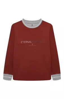 Хлопковый лонгслив Brunello Cucinelli