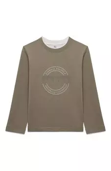 Хлопковый лонгслив Brunello Cucinelli