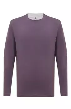 Хлопковый лонгслив Brunello Cucinelli