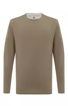 Хлопковый лонгслив Brunello Cucinelli