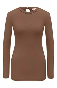 Хлопковый лонгслив Brunello Cucinelli