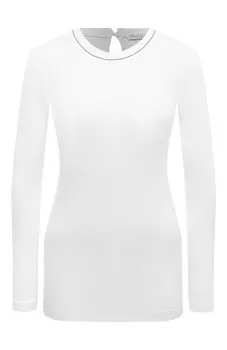 Хлопковый лонгслив Brunello Cucinelli