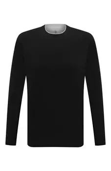 Хлопковый лонгслив Brunello Cucinelli