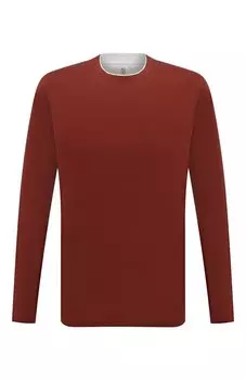 Хлопковый лонгслив Brunello Cucinelli