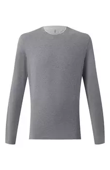 Хлопковый лонгслив Brunello Cucinelli
