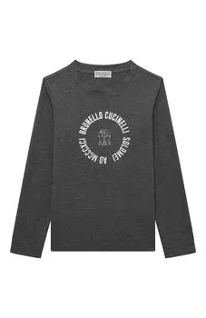 Хлопковый лонгслив Brunello Cucinelli