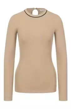 Хлопковый лонгслив Brunello Cucinelli