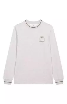 Хлопковый лонгслив Brunello Cucinelli