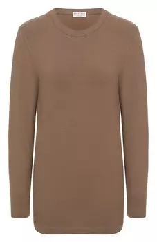 Хлопковый лонгслив Brunello Cucinelli
