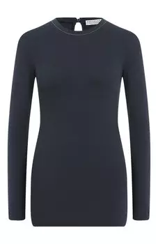 Хлопковый лонгслив Brunello Cucinelli