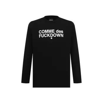 Хлопковый лонгслив Comme des Fuckdown
