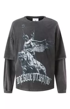 Хлопковый лонгслив Diego Venturino