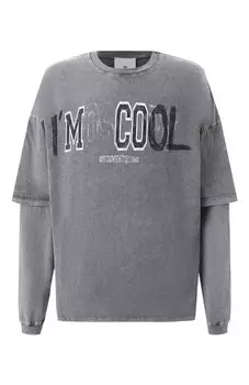 Хлопковый лонгслив Diego Venturino