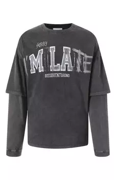 Хлопковый лонгслив Diego Venturino