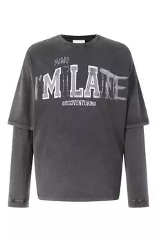 Хлопковый лонгслив Diego Venturino