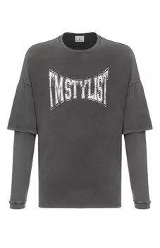 Хлопковый лонгслив Diego Venturino