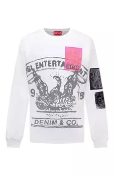 Хлопковый лонгслив Diesel