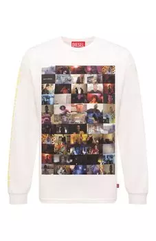 Хлопковый лонгслив Diesel