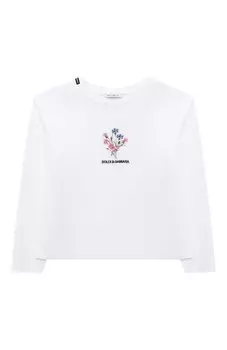 Хлопковый лонгслив Dolce & Gabbana