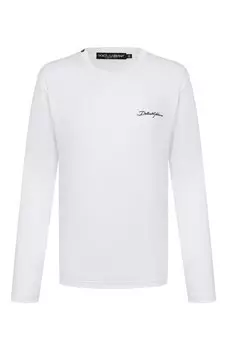 Хлопковый лонгслив Dolce & Gabbana