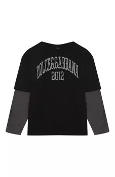 Хлопковый лонгслив Dolce & Gabbana