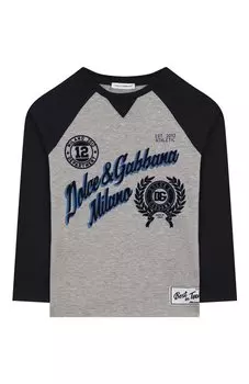 Хлопковый лонгслив Dolce & Gabbana