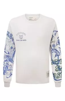 Хлопковый лонгслив DOMREBEL